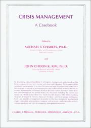 Cover of: Crisis Management: A Casebook