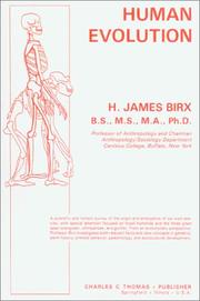 Cover of: Human evolution