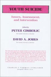 Cover of: Youth suicide by edited by Peter Cimbolic, David A. Jobes.
