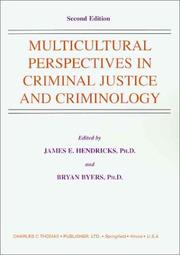 Cover of: Multicultural perspectives in criminal justice and criminology