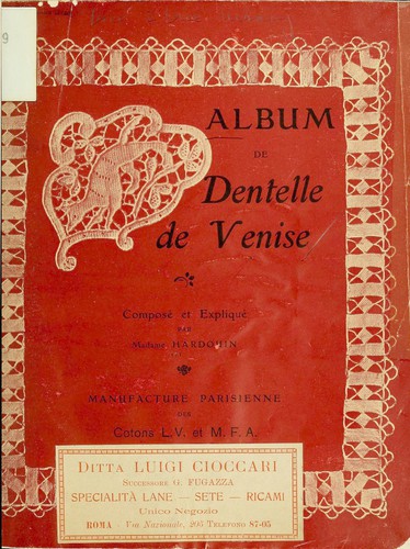 Album de dentelle de Venise by G. Hardouin