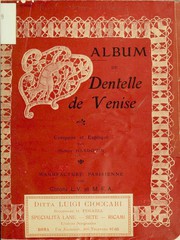 Cover of: Album de dentelle de Venise by G. Hardouin