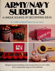 Cover of: Army/Navy surplus: a unique source of decorating ideas