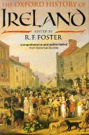 Cover of: The Oxford history of Ireland by edited by R.F. Foster.