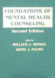 Cover of: Foundations of mental health counseling