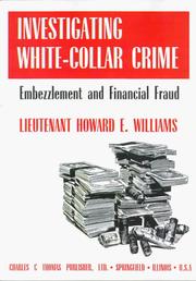 Cover of: Investigating white-collar crime by Howard E. Williams