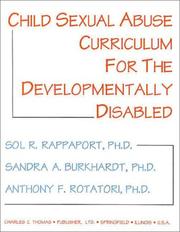 Cover of: Child sexual abuse curriculum for the developmentally disabled