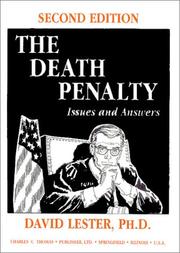 Cover of: The death penalty: issues and answers