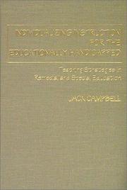 Cover of: Individualizing instruction for the educationally handicapped: teaching strategies in remedial and special education