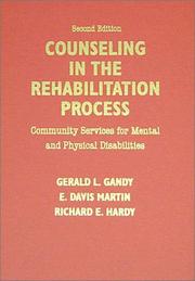 Cover of: Counseling in the Rehabilitation Process: Community Services for Mental and Physical Disabilities