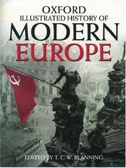 Cover of: The Oxford illustrated history of modern Europe by edited by T.C.W. Blanning.