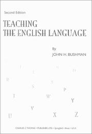 Cover of: Teaching the English language