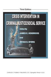 Cover of: Crisis Intervention in Criminal Justice/Social Service