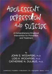 Cover of: Adolescent Depression and Suicide by 