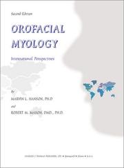 Cover of: Orofacial Myology: International Perspectives