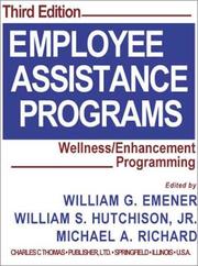 Cover of: Employee Assistance Programs by William G. Emener