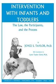 Cover of Intervention With Infants and Toddlers by joyce s. taylor,lynn taylor clark