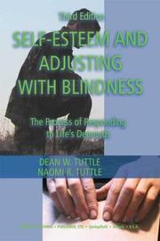 Cover of: Self-Esteem and Adjusting With Blindness: The Process of Responding to Life's Demands