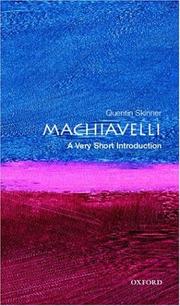 Cover of: Machiavelli by Quentin Skinner