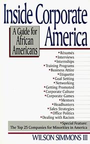 Cover of: Inside corporate America: a guide for African-Americans