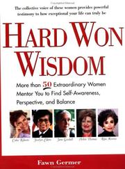 Cover of: Hard won wisdom by Fawn Germer