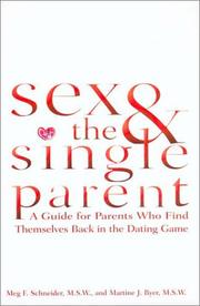 Cover of: Sex and the Single Parent