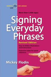 Cover of: Signing Everyday Phrases | Mickey Flodin