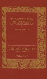Cover of: The Poetic Edda in the light of archaeology