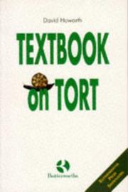 Cover of: Textbook on tort