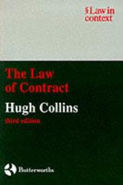 Cover of: The Law of Contract