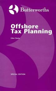 Offshore tax planning by Clarke, Giles barrister.