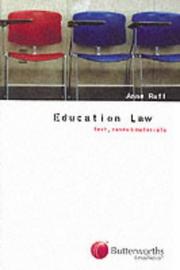Cover of: Education Law by Anne Ruff
