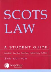 Cover of: Scots law | 