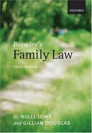 Bromley's family law by N. V. Lowe, Nigel Lowe, Gillian Douglas