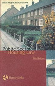 Cover of: Public sector housing law.