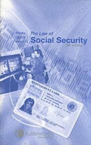 Cover of: The law of social security.