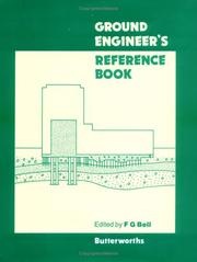 Cover of: Ground engineer's reference book by edited by F.G. Bell ; with specialist contributors.