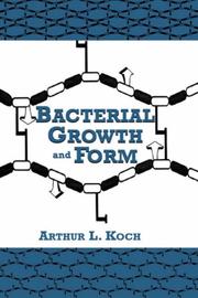 Cover of: Bacterial growth and form