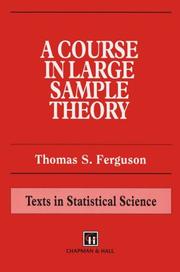 Cover of: A course in large sample theory