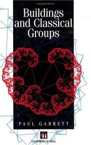 Cover of: Buildings and classical groups