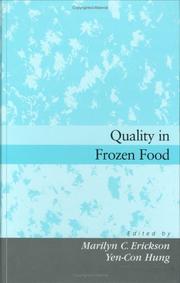 Cover of: Quality in Frozen Foods