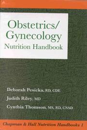 Obstetrics/gynecology nutrition handbook by Deborah Pesicka