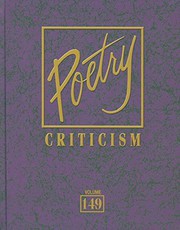 Cover of: Poetry Criticism by Lawrence J. Trudeau