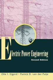 Cover of: Electric power engineering