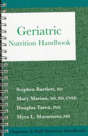 Cover of: Geriatric nutrition handbook