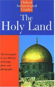 Cover of: The Holy Land: an Oxford archaeological guide : from earliest times to 1700