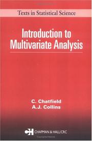 Cover of: Introduction to multivariate analysis
