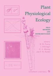 Cover of: Plant Physiological Ecology: Field Methods and Instrumentation: 1