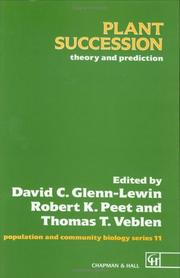 Cover of: Plant succession: theory and prediction