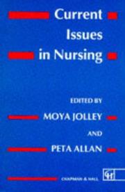 Cover of: Current Issues in Nursing